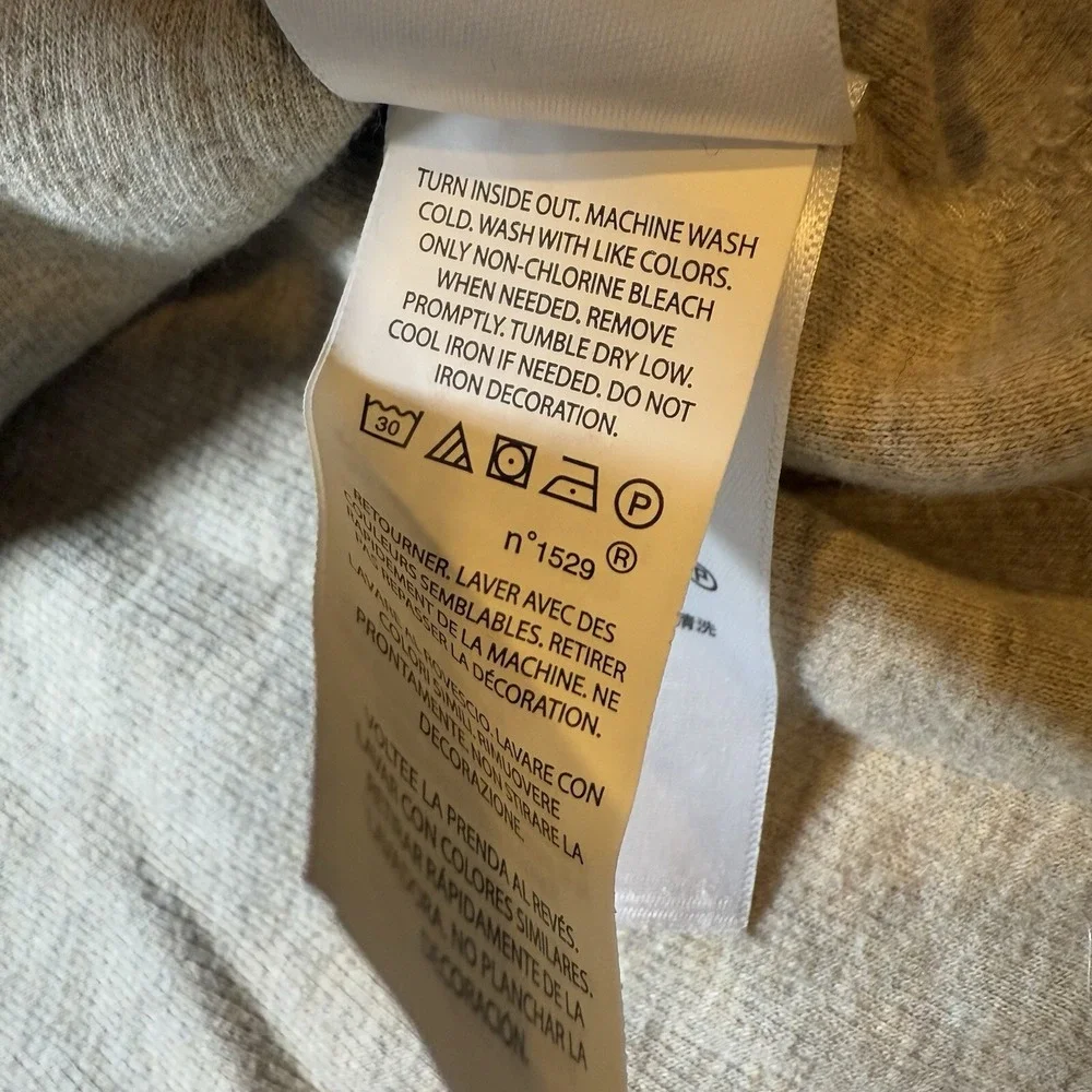 Polo Ralph Lauren Estate Ribbed‎ Cotton Pullover 1/4 Zip Sweater Large Beige L/S